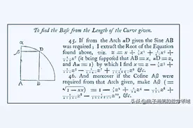 数学经典赏析：牛顿推导sinX无穷级数的思维方法图片