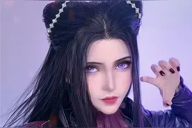 美女斗罗大陆仿妆，看到完整妆容，漫迷：真人版没你我不看图片