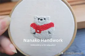 可乐小熊刺绣教程，你还记得他吗？为可口可乐代言的北极熊小可爱图片