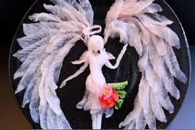 刺身拼盘变身二次元美女，你还舍得吃吗？宅男：我要拜厨师为师图片