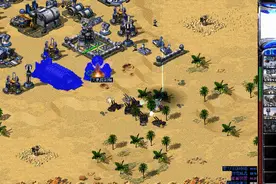 红警2：基地遭遇天启坦克+铁幕装置无敌群攻，盟军阵营如何防御？图片