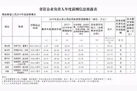 速看！河南5家省属金融类国有企业负责人薪酬披露图片
