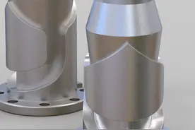 用SolidWorks画个腔管零件，看着简单，草图有点复杂图片
