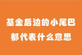 基金后边的小尾巴，都代表什么意思？图片