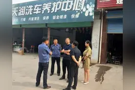 咸阳市交通运输局副局长王健一行检查指导礼泉机动车维修行业治污降霾工作图片