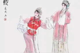 朱刚 的作品画出了戏曲人物最美最传神的瞬间图片