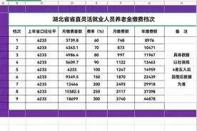 灵活就业人员分档缴费及缴费金额计算介绍图片