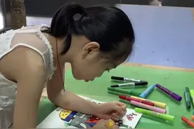 少儿美术🎨儿童画/幼儿园数字公路创意画图片