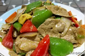 炒猪肝鲜嫩不老有技巧，学会这方法，在家也能炒出和饭店一样好吃图片