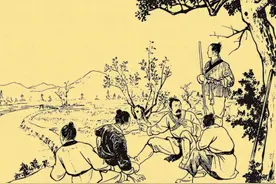 民间故事：老翁夜归，听见乌鸦不停在叫，他拿出铜钱后逃过一劫图片