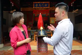 台湾媒体人黄智贤在漳州寻根图片