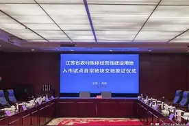 江苏首宗！沛县一集体经营性建设用地实现入市“交地即拿证、拿证即开工”图片