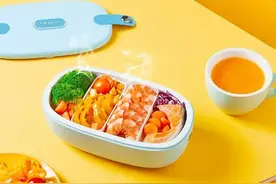 复工自己带饭才安心！插电就能加热的便当盒，同事们都会羡慕你图片