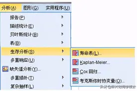 生存分析 之 寿命表分析图片