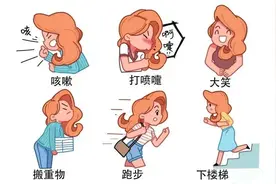 “医生，为啥我一咳嗽就漏尿？”图片