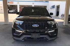 福特“黑武士”探险者ST现身，搭3.0T+10AT，7座布局图片