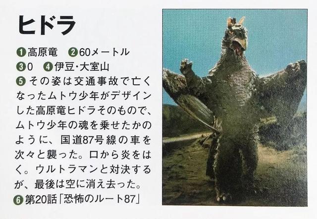 初代奥特曼怪兽图鉴