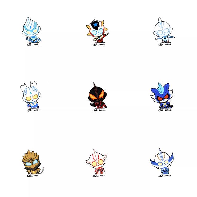 可爱的奥特曼头像（新生代）