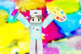 我的世界：绘画大师牧牧来教你怎么画女版恶魂