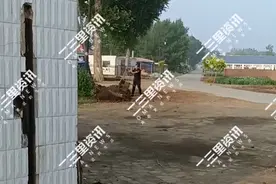 农安太平村一养猪户猪粪倒在邻居门前，臭气冲天令人无法忍受图片