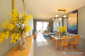 贵州人的海居生活梦，湛江鼎龙湾海景房两居开放式厨房样板间实拍图片