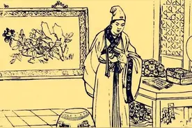 民间故事：妇人半夜生孩子，接生婆门口放一条白布，因此躲过一劫图片