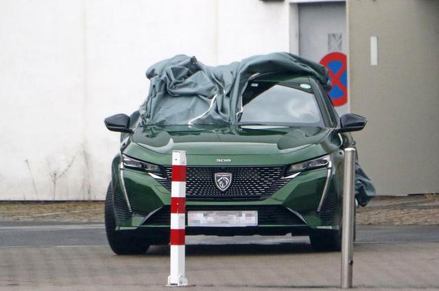 改款标致308即将上市，大面积无伪装照片揭示全新设计风格