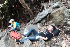 清明踏青需注意安全！深圳一男子摔下梧桐山燕子崖图片