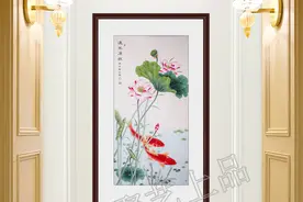 玄关挂什么画好 你知道进门玄关挂什么画好吗图片