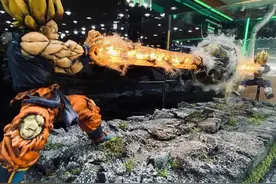 《龙珠》悟空大战贝吉塔场景制作，龟派气功特效件好评图片