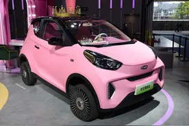 成都车展：奇瑞小蚂蚁女王梳妆台来了，续航301KM，呆萌且浪漫图片