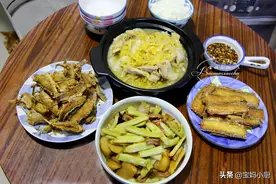 儿子回来了，宝妈做了4道菜，有鱼有肉真香，网友：一看就是亲妈图片