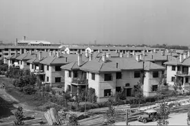 邻里住宅、大街坊、居住小区……1950年代，北京高档住宅区什么样？图片