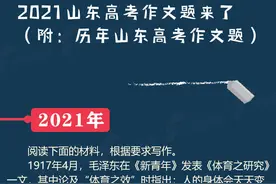 一张图带你看懂近十余年山东高考作文图片