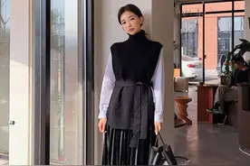 秋天必备的“马甲”，怎么搭才好看？瞧瞧这些技巧，早学早美图片