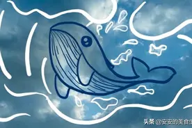 海蓝时见鲸，乌云散见光，肖战最新手绘，引出虾虾趣味创作与抢答图片