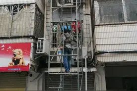 南门街道整改空调滴水问题图片