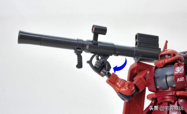 模玩测评：转11区测评系列 HG GTO 夏亚专用扎古II 红色彗星Ver.