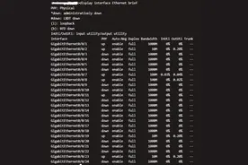华为交换机查看端口相关信息常用命令，排查故障法宝，转发收藏图片