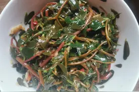 被称为“长寿草”的马齿苋最简单好吃的做法，爽口有滋味图片