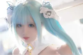 cos：雪初音cos正片@电波少女图片