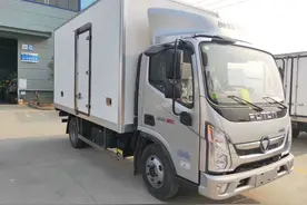 国六4米2蓝牌冷藏车-福田奥铃速运康明斯130马力图片