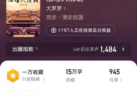 人气作者大罗罗发布新书，书名我不敢提，因为怕图片