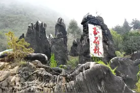 玉石林景区：由汉白玉质的石柱、石笋组成，非常罕见图片