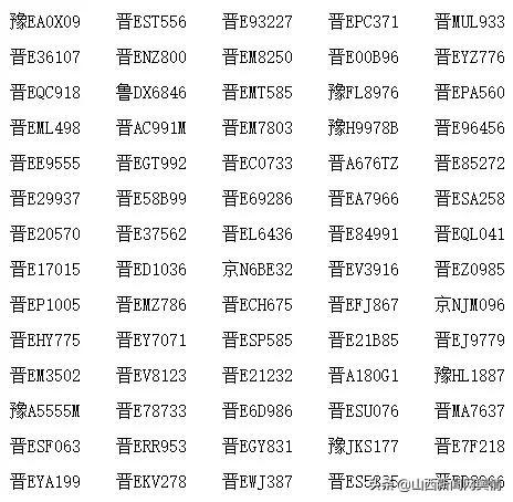 晋城曝光新一批交通违法车辆！