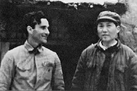 斯诺赴延安图片