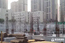 李沧虎山路幼儿园开始主体结构施工 设9个教学班图片