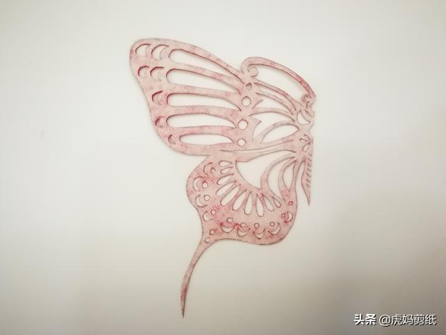 蝴蝶剪纸图文教程,那些在指尖上绽放的美丽