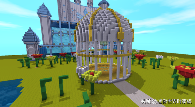 迷你世界：地图评测-暮色城堡，童话般的城堡