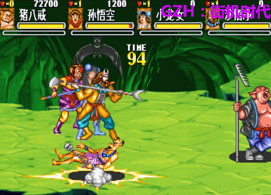街机游戏《西游释厄传》最无耻的打法，把BOSS提前拖出来打